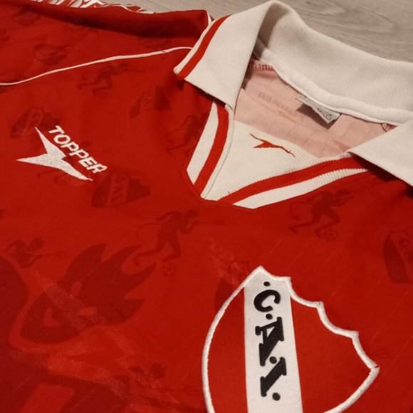 Independiente de Avellaneda 1997-1998 ORIGINAL Topper Vintage Soccer Jersey L - Picture 4 of 9